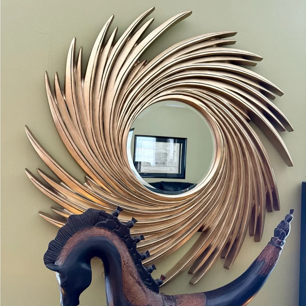 England’s Richmond Gold Swirl Mirror